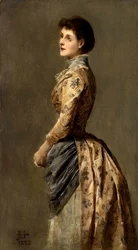 Portræt af en pige, 1885